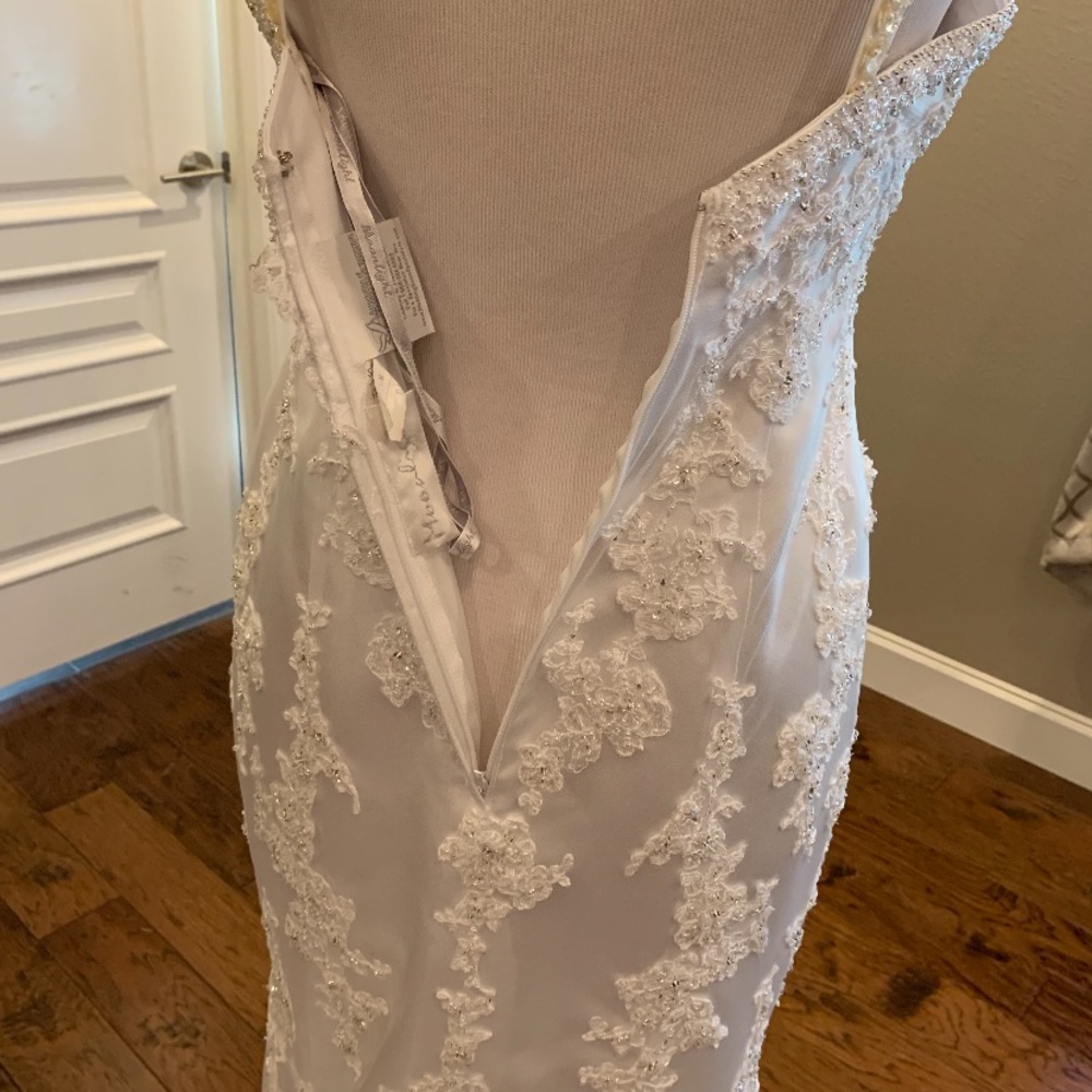 Moonlight Crystal Mermaid Wedding Dress Size 10 - Picture 11 of 16